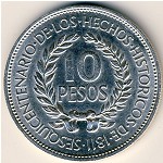 Uruguay, 10 pesos, 1961