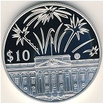 East Caribbean States, 10 dollars, 2002