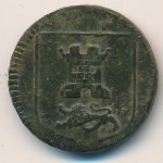 Великобритания, 1 фартинг (1667–1670 г.)