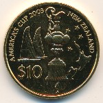 Новая Зеландия, 10 долларов (2002 г.)