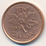 Канада, 1 цент (1997–2003 г.)