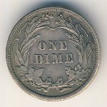 США, 1 дайм (1892–1916 г.)