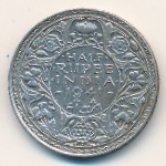 British West Indies, 1/2 rupee, 1941–1942