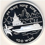 North Korea, 100 won, 1996