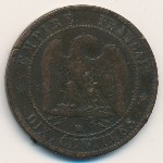 France, 10 centimes, 1861–1865