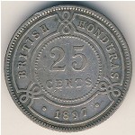 Британский Гондурас, 25 центов (1894–1901 г.)