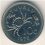 Тувалу, 10 центов (1976–1985 г.)