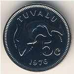 Тувалу, 5 центов (1976–1985 г.)
