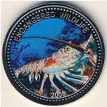 Palau, 1 dollar, 2008