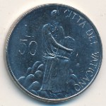 Vatican City, 50 lire, 1986