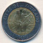 Ватикан, 500 лир (1986 г.)