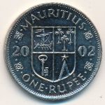 Mauritius, 1 rupee, 1987–2010