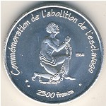 Кот-д`Ивуар., 2500 франков (2007 г.)