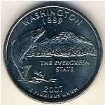 USA, Quarter dollar, 2007