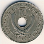 East Africa, 10 cents, 1911–1918