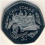 Isle of Man, 50 pence, 1997