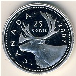 Канада, 25 центов (2004–2011 г.)