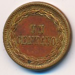 Доминиканская республика, 1 сентаво (1877 г.)