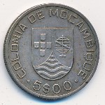 Mozambique, 5 escudos, 1935