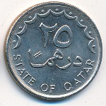 Катар, 25 дирхамов (1973–1998 г.)