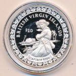Virgin Islands, 20 dollars, 2000