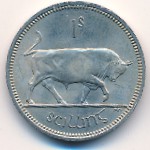 Ireland, 1 shilling, 1951–1968