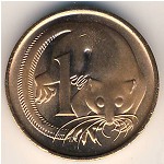 Australia, 1 cent, 1966–1984