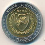 Кипр., 2 евро (2004 г.)