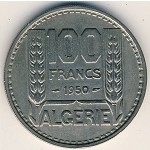 Algeria, 100 francs, 1950–1952