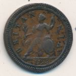 Великобритания, 1/2 пенни (1719–1724 г.)