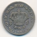 Норвегия, 8 скиллингов (1702–1715 г.)