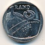 South Africa, 1 rand, 2002