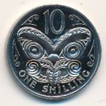 New Zealand, 10 cents, 1967–1969