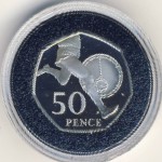 Great Britain, 50 pence, 2004