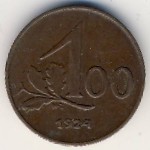 Austria, 100 kronen, 1923–1924