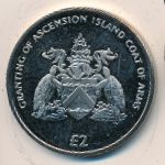 Ascension Island, 2 pounds, 2013