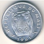 Мали, 5 франков (1961 г.)