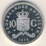 Antilles, 10 gulden, 1978