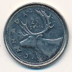 Canada, 25 cents, 2002