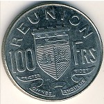 Реюньон, 100 франков (1964–1973 г.)