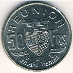 Реюньон, 50 франков (1962–1973 г.)