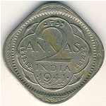Британская Индия, 2 анны (1939–1941 г.)