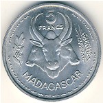 Мадагаскар, 5 франков (1953 г.)