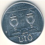 San Marino, 10 lire, 1979