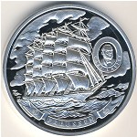 Cook Islands, 5 dollars, 2008
