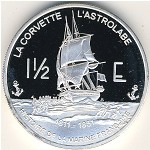 French Southern & Antarctic Territories., 1.5 euro, 2004