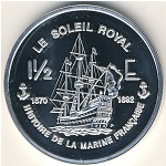 Французская Гвиана, 1 1/2 евро (2004 г.)