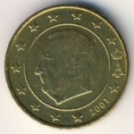 Бельгия, 10 евроцентов (1999–2006 г.)
