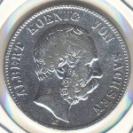 Саксония, 2 марки (1876–1888 г.)