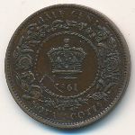 Новая Шотландия, 1/2 цента (1861–1864 г.)